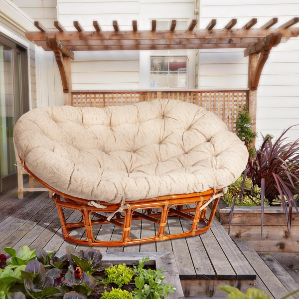 Кресло "MAMASAN" 23/02 W /с подушкой/ Honey (мед) фото № 16