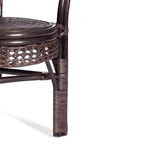 Комплект для отдыха «Пеланги» (Pelangi 02/15 со стеклянной столешницей, без подушек) натуральный ротанг (Pecan (орех) фото № 8