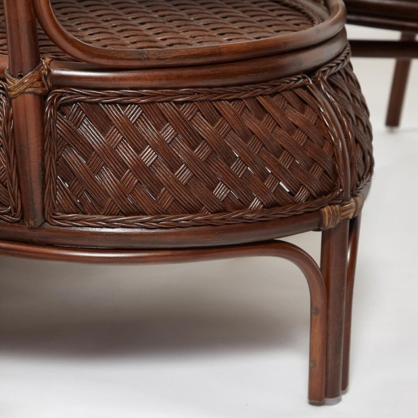 Комплект обеденный «Андреа Гранд» (Grand Andrea) натуральный ротанг (Pecan washed) фото № 14