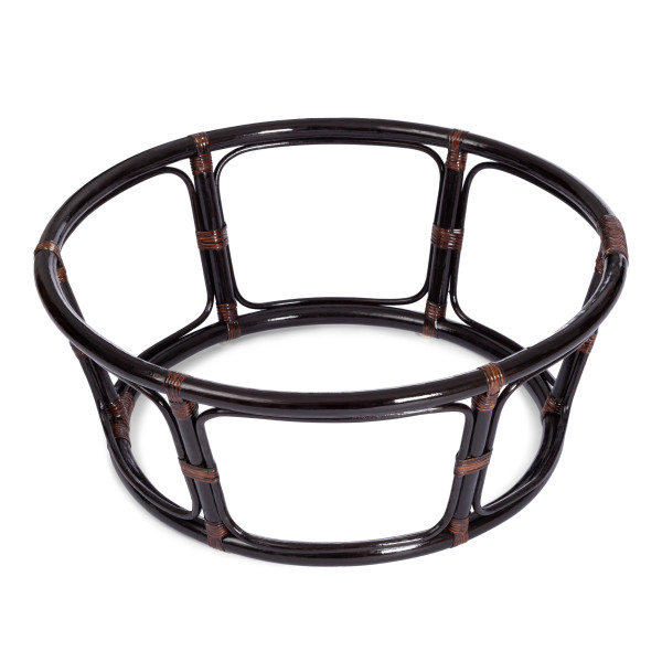 Кресло из натурального ротанга «Папасан» (Papasan 23/01 Antique brown античный чёрно-коричневый) + Подушка (старт) фото № 19