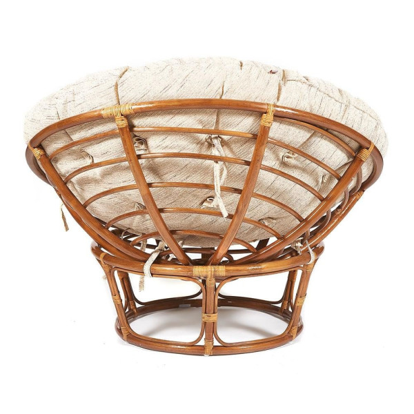 Кресло из ротанга «Папасан» (Papasan 23/01 Pecan орех) + Подушка (старт) фото № 5