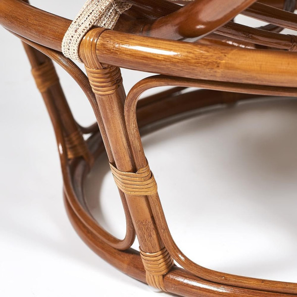 Кресло из ротанга «Папасан» (Papasan 23/01 Pecan орех) + Подушка (старт) фото № 9