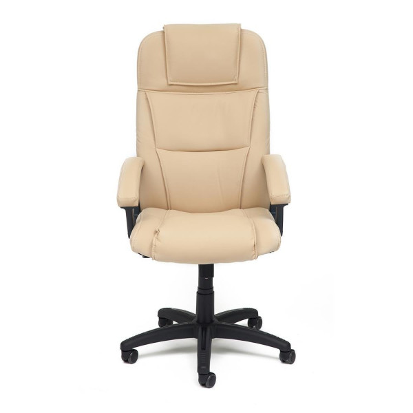 Кресло «Бергамо» (Bergamo) (Искусственная бежевая кожа) фото № 2