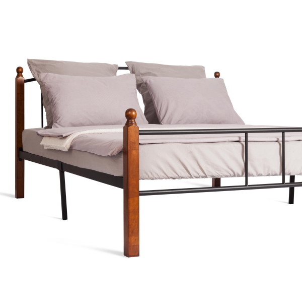 Кровать двуспальная AT 915 (металлический каркас) + основание (160см x 200см) фото № 6