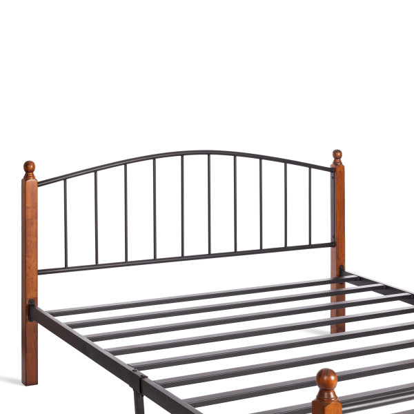 Кровать двуспальная AT 915 (металлический каркас) + основание (160см x 200см) фото № 7