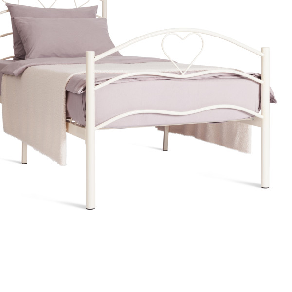 Кровать односпальная «Рокси» (Roxie) + основание (Белый (90 x 200см) фото № 10