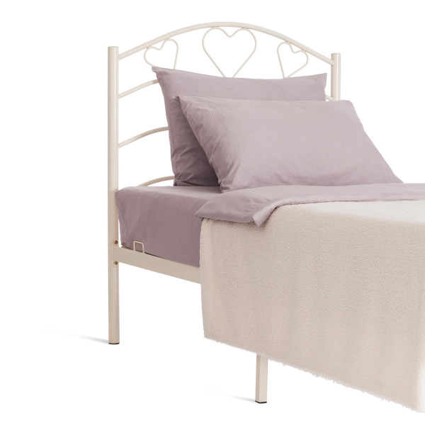 Кровать односпальная «Рокси» (Roxie) + основание (Белый (90 x 200см) фото № 6