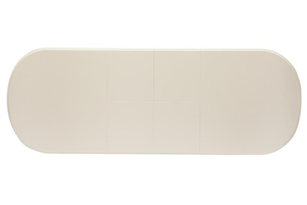 Стол белый обеденный раскладной «Сиена» (Siena SA-T6EX2L) (Ivory white (слоновая кость) фото № 5