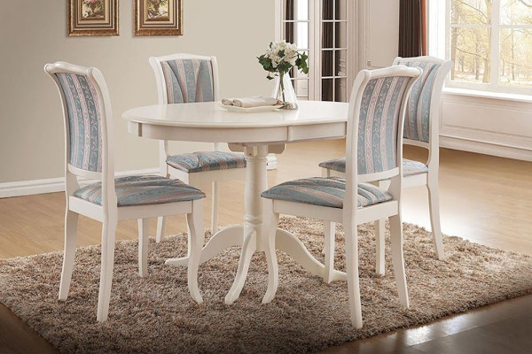 Стол обеденный раздвижной «Сиена» (Siena SA-T4EX) (Ivory white (слоновая кость) фото № 8