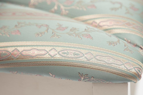 Стул с мягким сиденьем «Опера» OP-SC (Opera) (ivory white (слоновая кость 2-5), ткань бирюзовая (H180-19)) фото № 5