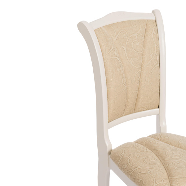 Стул с мягким сиденьем «Опера» (Opera) (Ivory white (слоновая кость) фото № 7