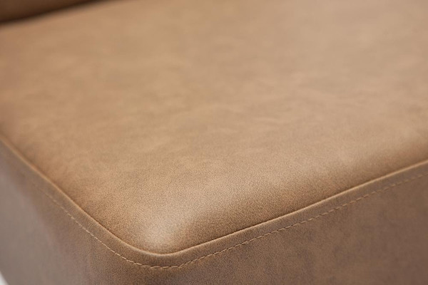 Стул с мягким сиденьем и спинкой «Ditta» (Дитта) (Коричневая экокожа) фото № 5