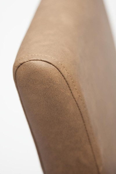 Стул с мягким сиденьем и спинкой «Ditta» (Дитта) (Коричневая экокожа) фото № 6