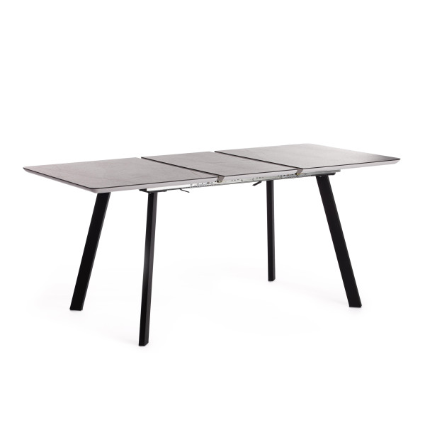 Стол обеденный DARWIN Мрамор светлый/Черный фото № 5