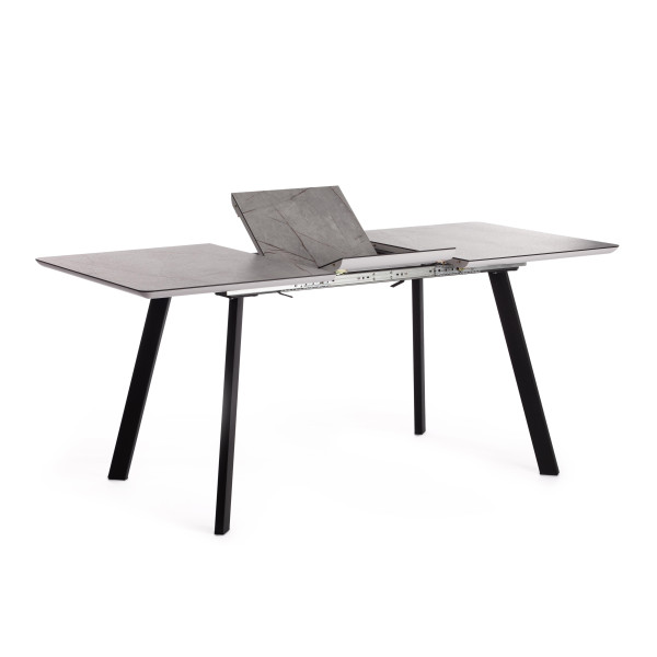 Стол обеденный DARWIN Мрамор светлый/Черный фото № 6