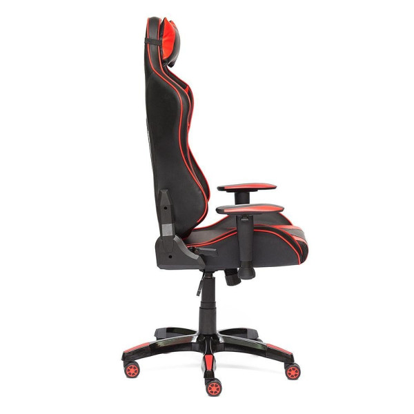 Кресло компьютерное «iBat» (red) (Чёрно-красная искусственная кожа) фото № 8