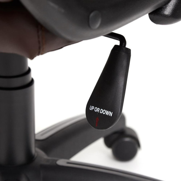 Кресло офисное TetChair «Duke» (Искусств. корич. кожа + бронзовая сетка) фото № 13