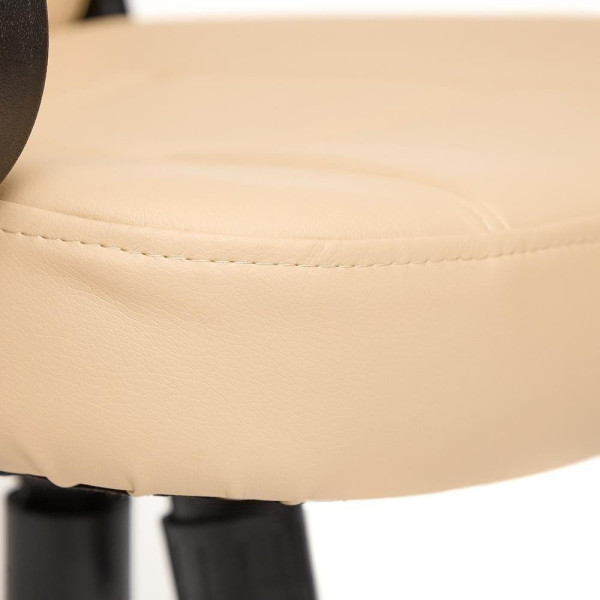 Кресло офисное TetChair CH 747 (Искусственная бежевая кожа) фото № 8
