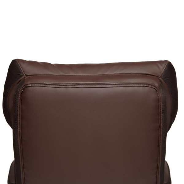 Кресло CHIEF (кож/зам/ткань, коричневый/коричневый стеганный, 36-36/36-36 стеганный/24) фото № 9