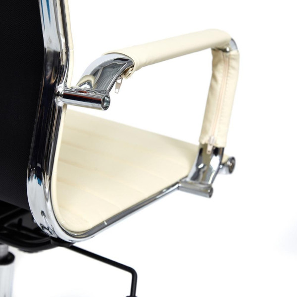 Кресло офисное TetChair «Urban» (Искусств. бежевая кожа) фото № 17