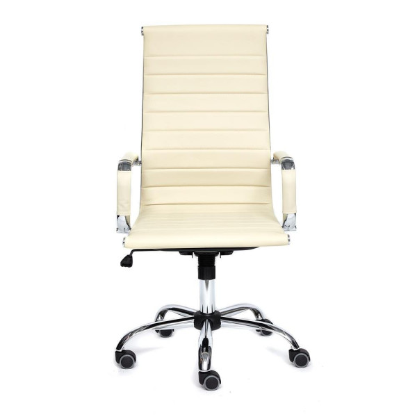 Кресло офисное TetChair «Urban» (Искусств. бежевая кожа) фото № 2