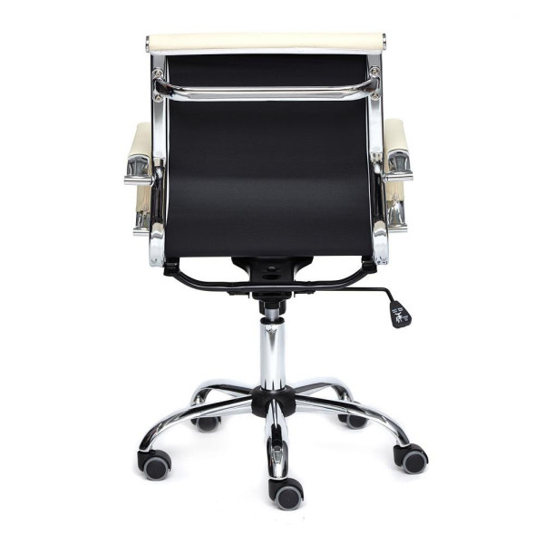 Кресло офисное TetChair «Urban Low» (Искусств. бежевая кожа) фото № 4