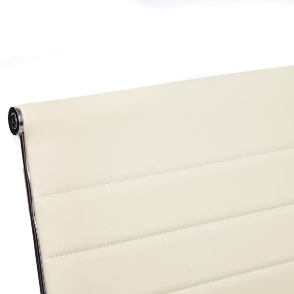 Кресло офисное TetChair «Urban Low» (Искусств. бежевая кожа) фото № 5