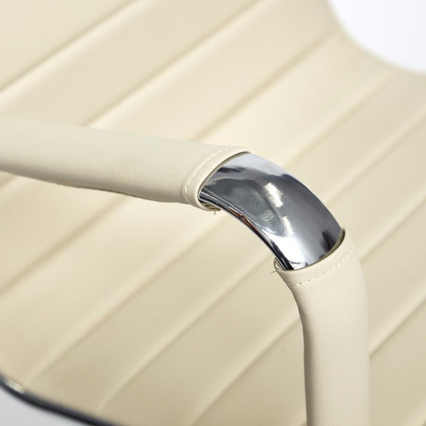 Кресло офисное TetChair «Urban Low» (Искусств. бежевая кожа) фото № 7