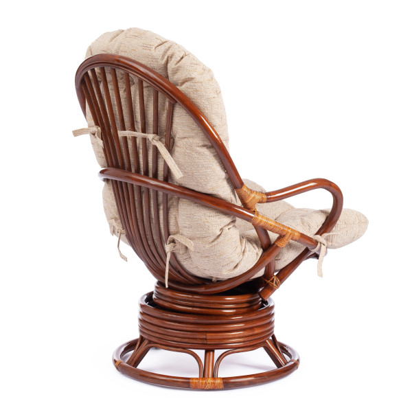 Кресло вращающееся "FLORES" 5005 /с подушкой/ (орех) фото № 3