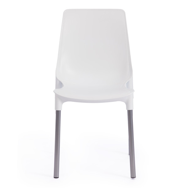 Стул GENIUS (mod 75) (белый/ножки хром) фото № 5