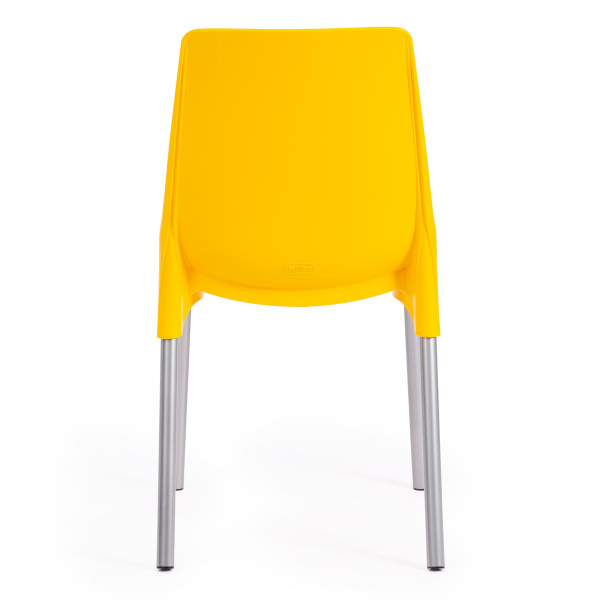 Стул GENIUS (mod 75) (желтый/ножки хром) фото № 4