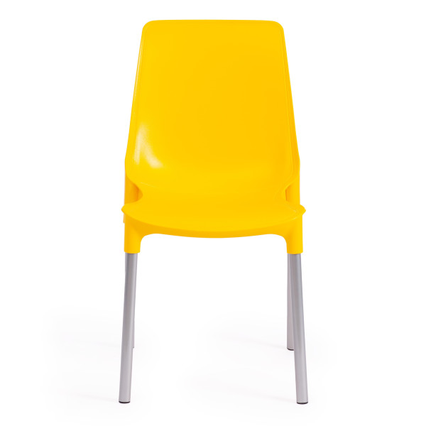 Стул GENIUS (mod 75) (желтый/ножки хром) фото № 5
