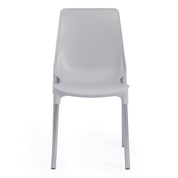 Стул GENIUS (mod 75) (серый/ножки хром) фото № 5