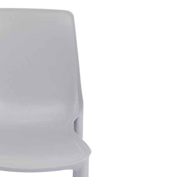 Стул GENIUS (mod 75) (серый/ножки хром) фото № 6