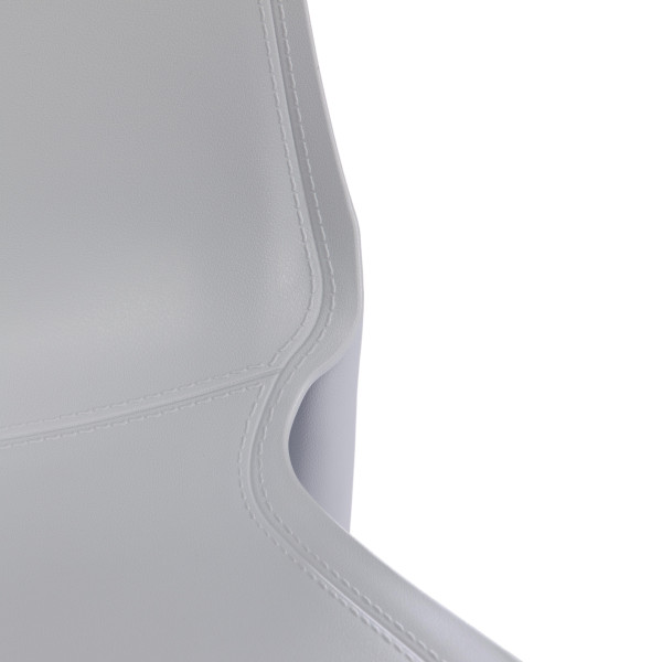 Стул GENIUS (mod 75) (серый/ножки хром) фото № 7