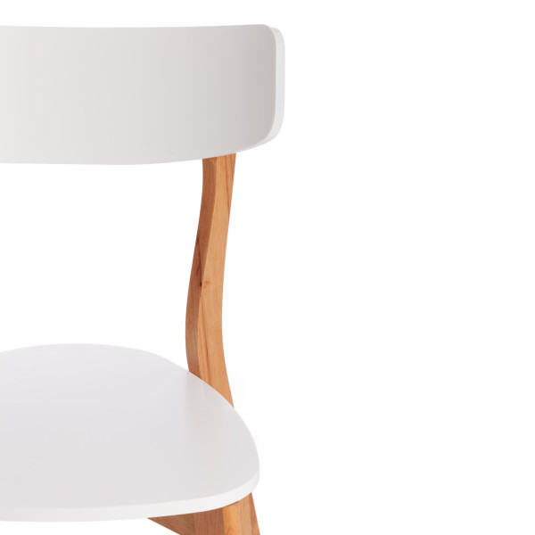 Стул Claire (Белый / натуральный ) фото № 6