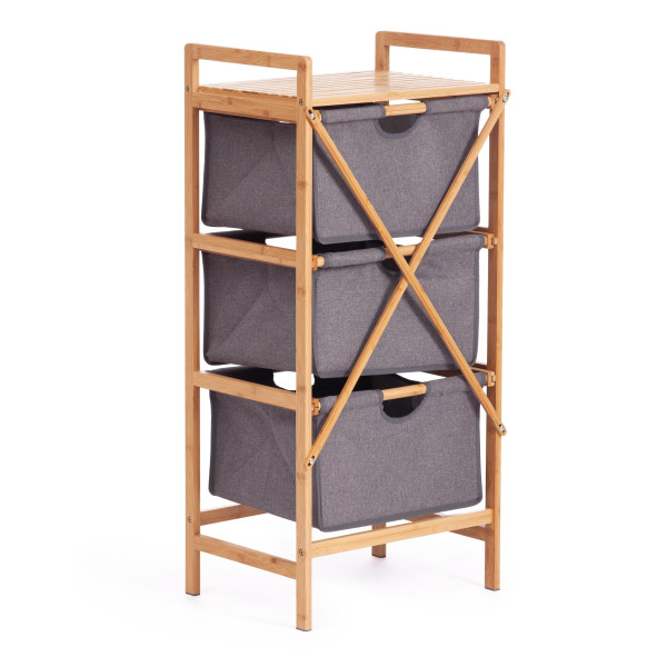 Этажерка с корзинами (mod. JWFU-00029) (натуральный) фото № 3