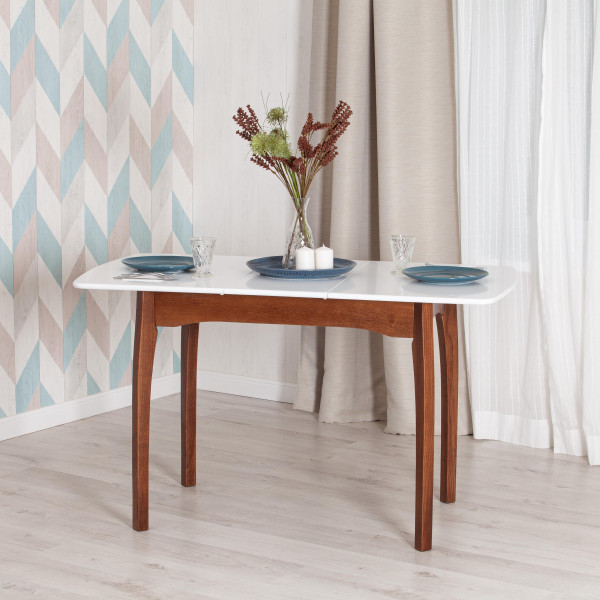 Стол CATERINA (коричневый, белый) фото № 15