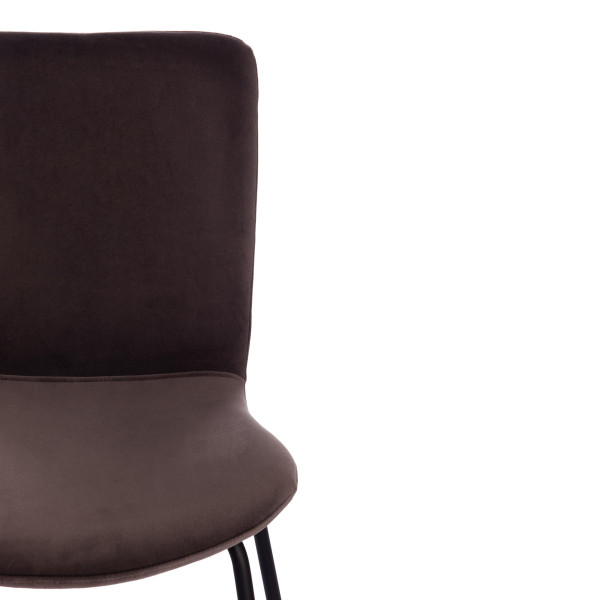 Стул GILLIAN (mod. 0137017-NI) (серо-коричневый) фото № 6