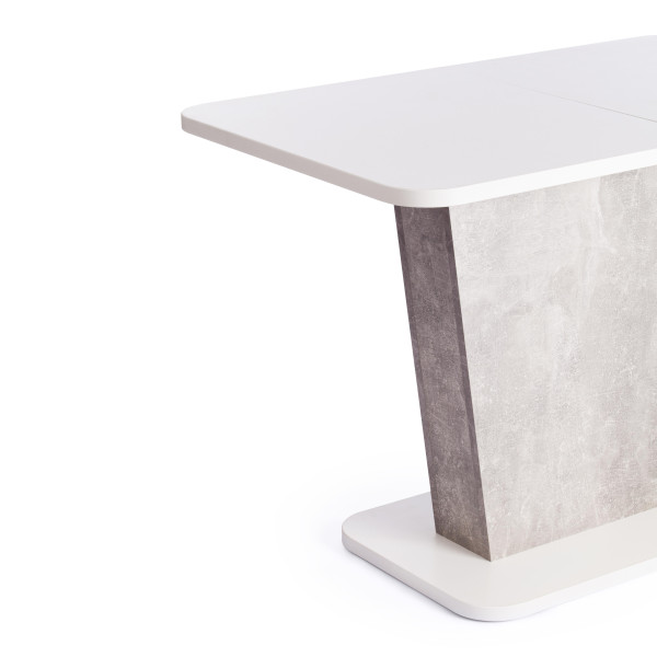 Стол обеденный GENT (Белый/Бетон) фото № 9