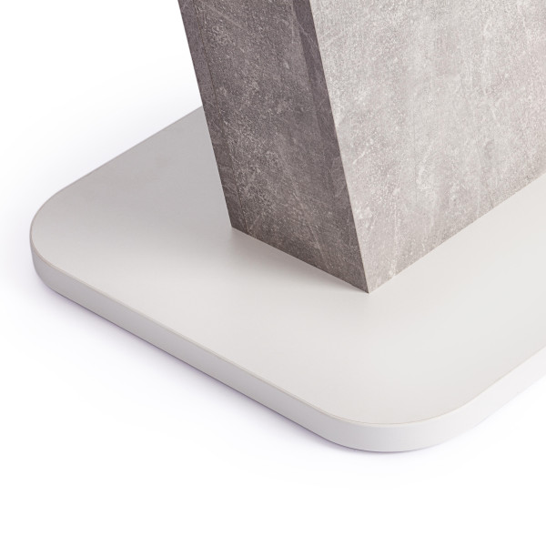 Стол обеденный GENT (Белый/Бетон) фото № 14