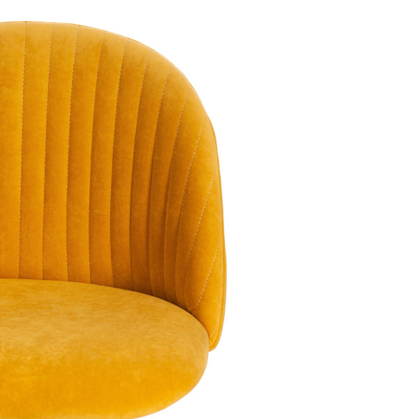 Кресло MELODY горчичный (Белый) фото № 6