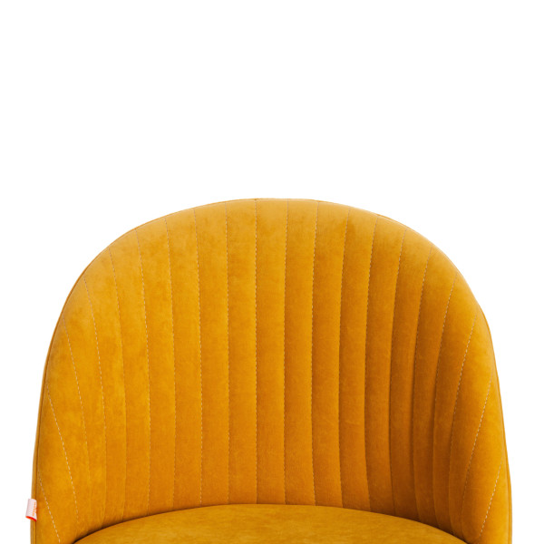 Кресло MELODY горчичный (Белый) фото № 7
