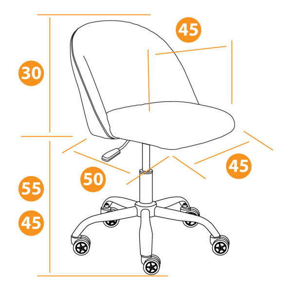 Кресло MELODY горчичный (Белый) фото № 13