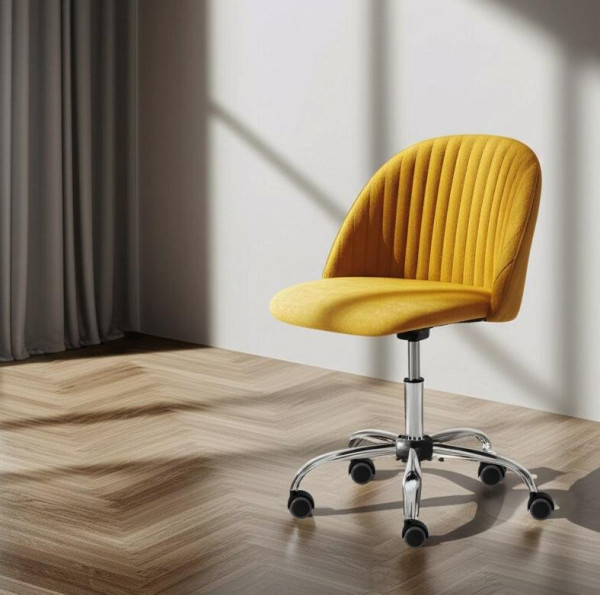 Кресло MELODY горчичный (Белый) фото № 12