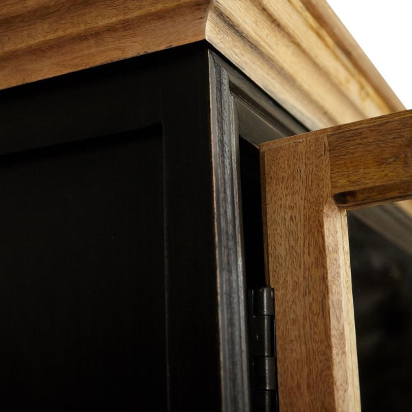 Шкаф книжный Secret de Maison «Black Label» (mod. DA-2289) (черный/натуральный) фото № 5