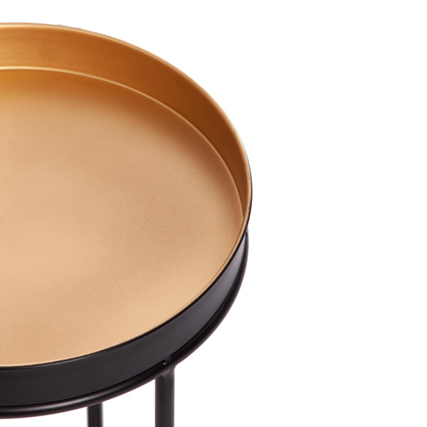 Набор столиков Secret De Maison RUNA ( mod. 11870 ) (черный/античная медь) фото № 10