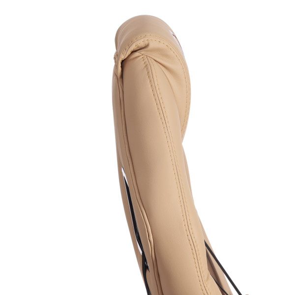 Кресло DRIVER (22) (кож/зам/ткань, бежевый/бронза, 36-34/TW-21) фото № 11