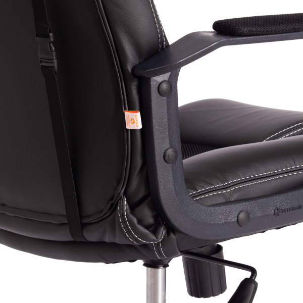 Кресло DRIVER (22) (кож/зам/ткань, черный/черный , 36-6/TW-11) фото № 12