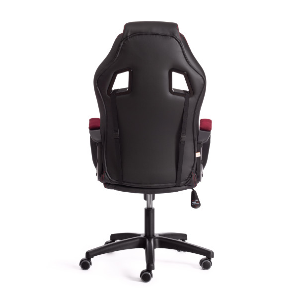 Кресло DRIVER (22) (кож/зам/ткань, черный/бордо, 36-6/TW-13) фото № 4